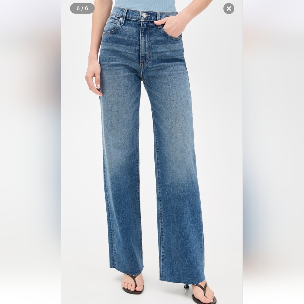 Slvrlake Grace Jean Wide Leg Size 26 Inseam 28 - Picture 6 of 7